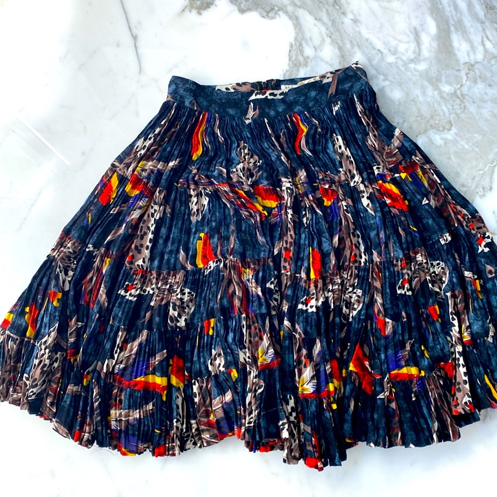 Vintage JJ Garella pleated skirt